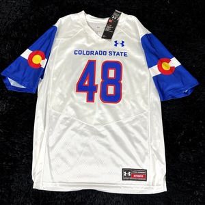 Colorado State University under armour jersey large 'colorado' colorway nwt